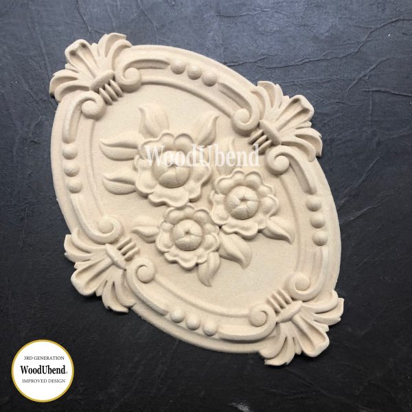 Pack of Two Floral Plaques - 2097