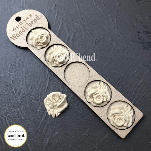 Pack of 5 Small Rose - 0342