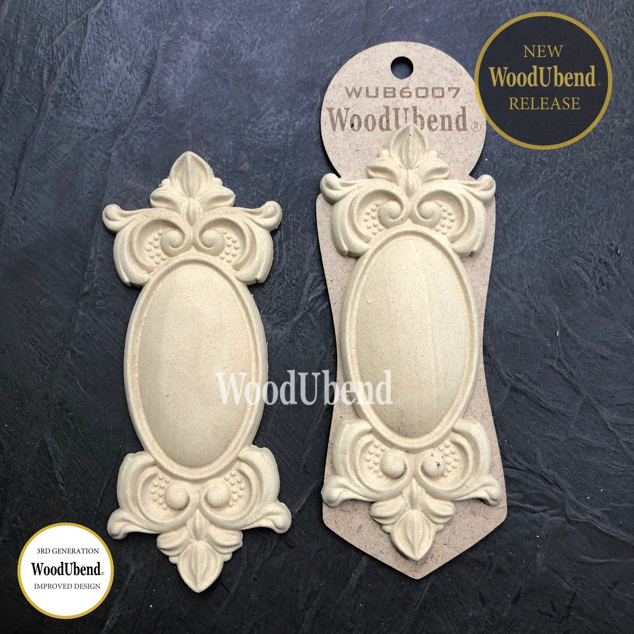 Pack of Two Plaques WUB6007 6.5x15cm