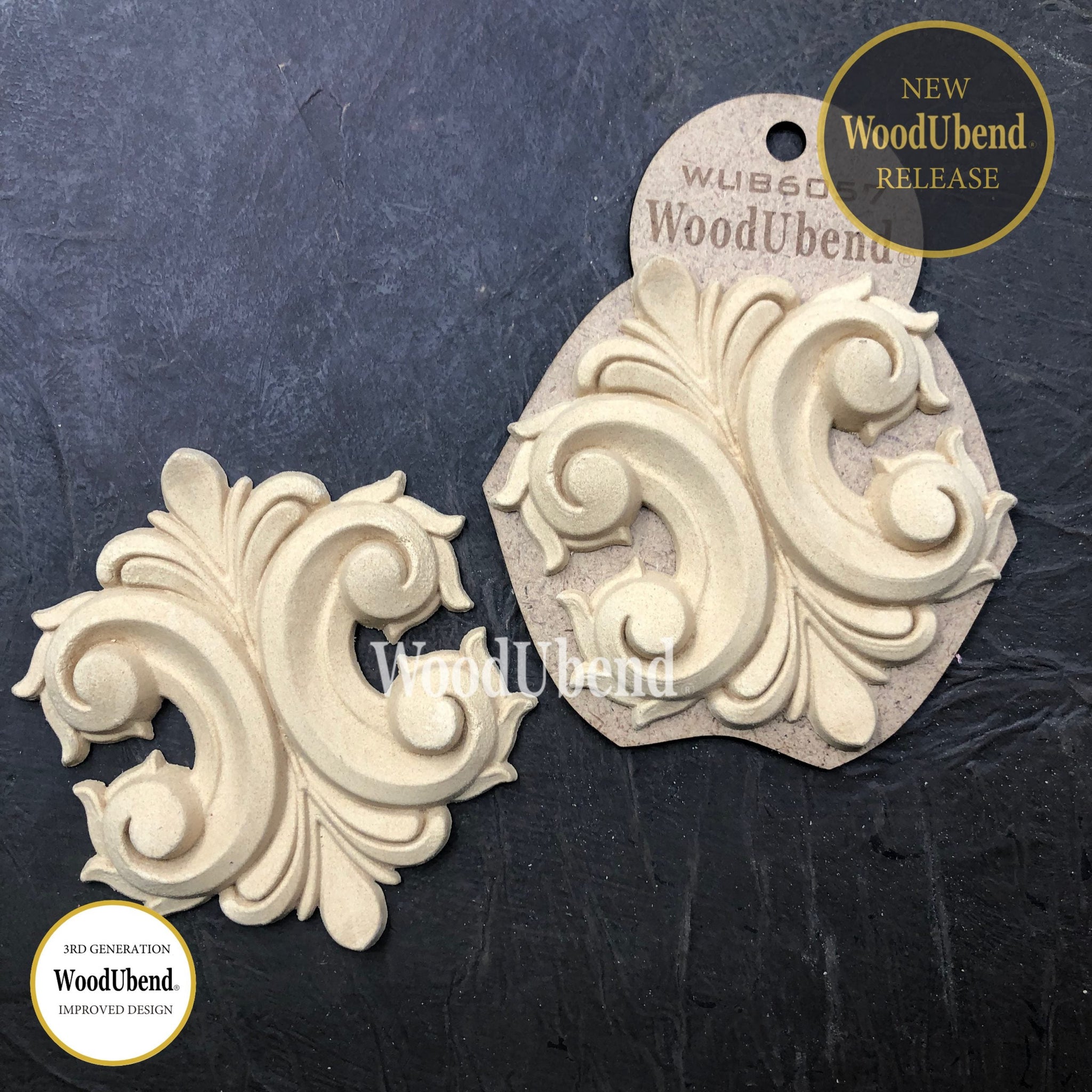 Pack of Two Scroll Centrepieces WUB6057 10×10.8cm