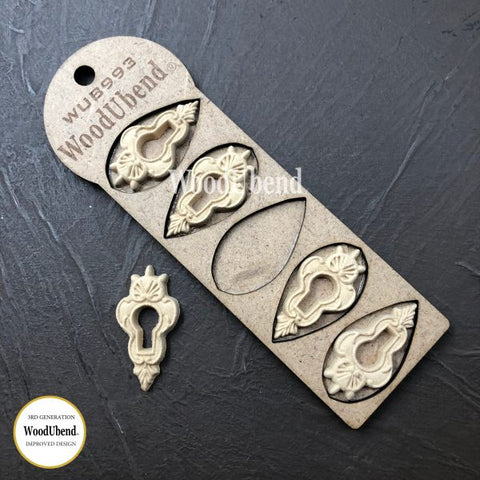 Pack of 5 Keyholes - 0993