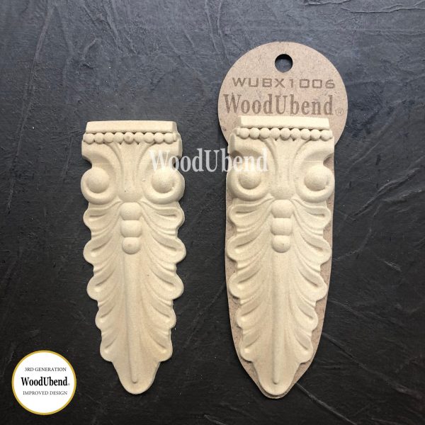 Pack of Two Corbel Leaves X1006